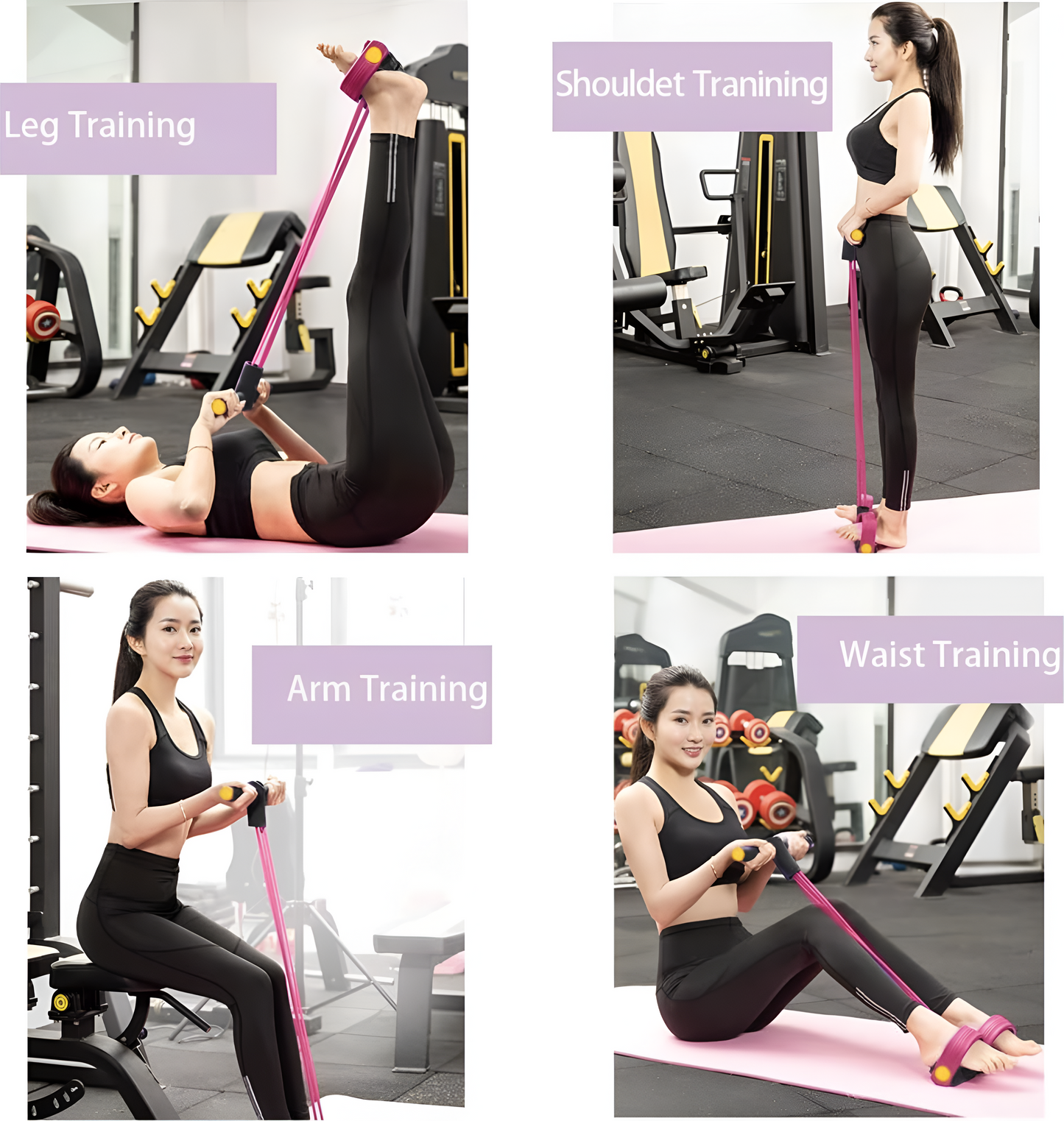 Multifunction Tension Rope, Elastic Yoga Pedal Puller Resistance Band
